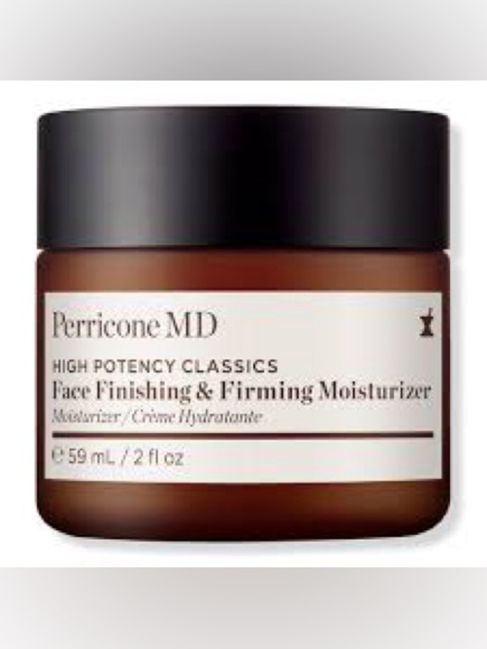 Perricone MD Face Finishing & Firming Moisturizer - brown with black lid